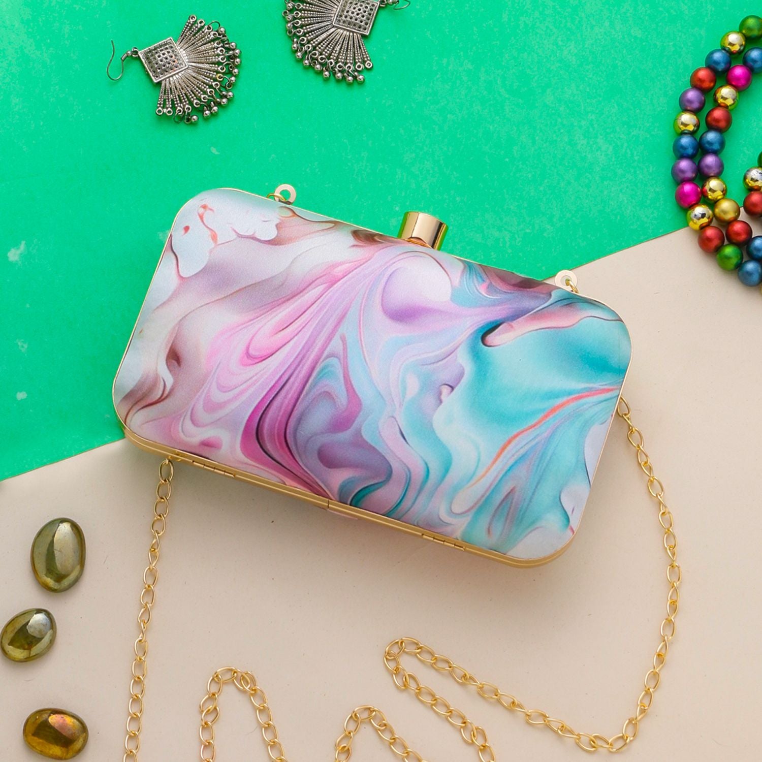 Swisni Printed Clutches - SWIS-963 - Detail View 8