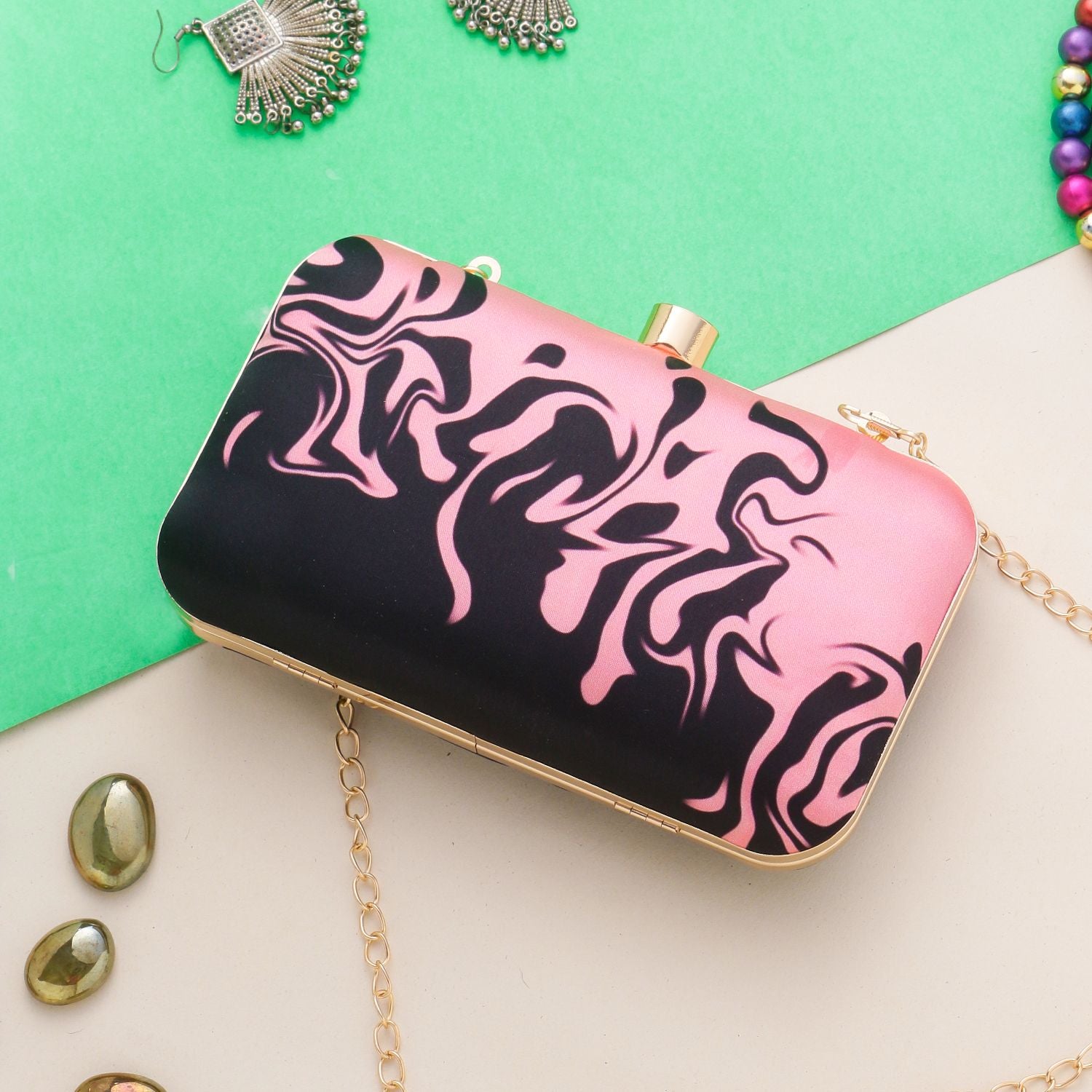 Swisni Printed Clutches - SWIS-964 - Detail View 8