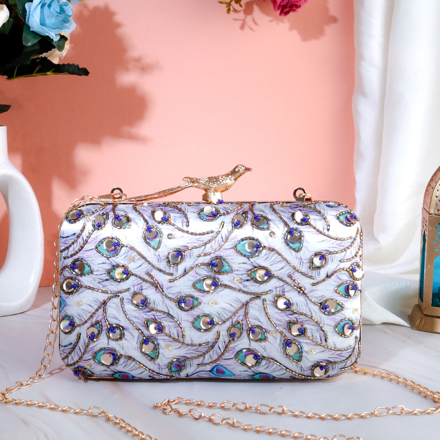 Swisni Embroidered Clutches - SWIS-986 - Detail View 8