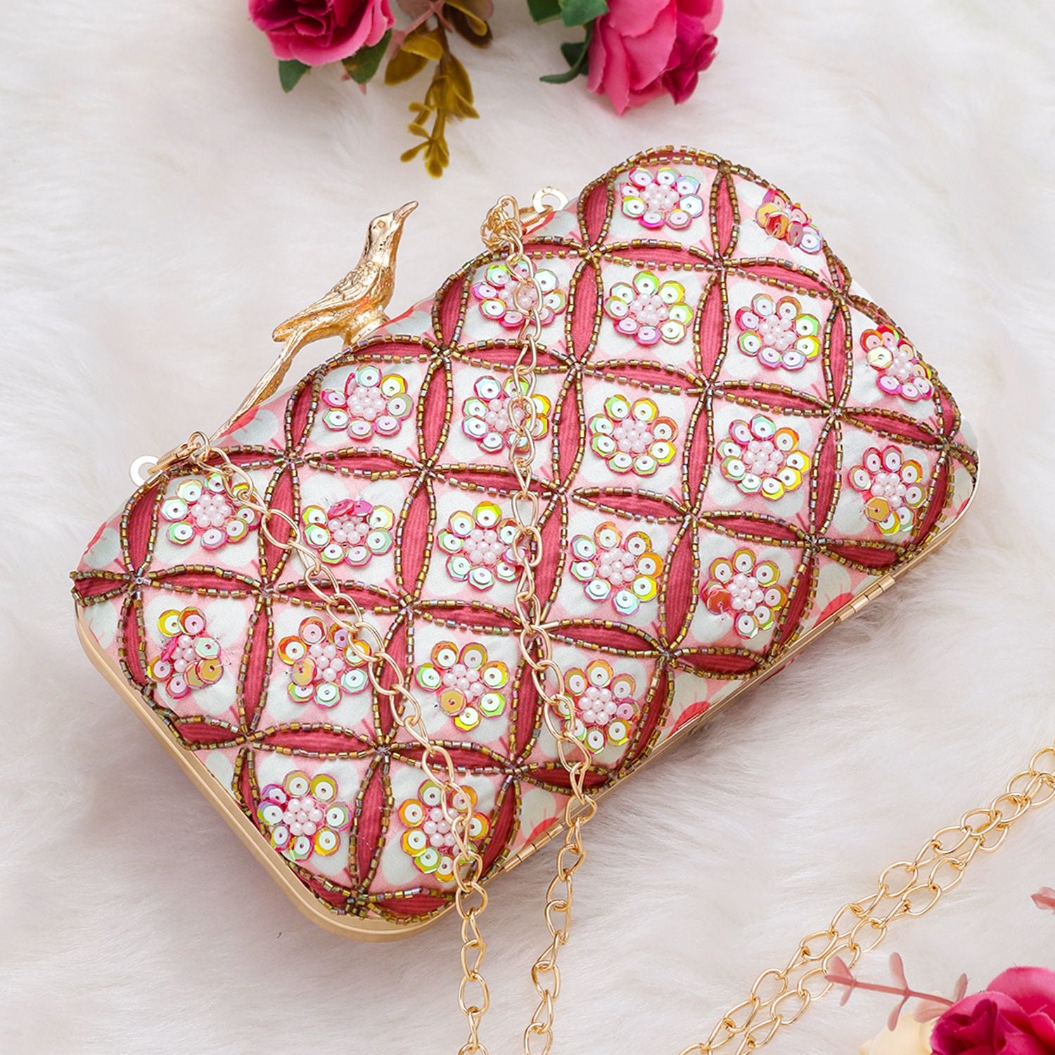 Swisni Embroidered Clutches - SWIS-987 - Detail View 8