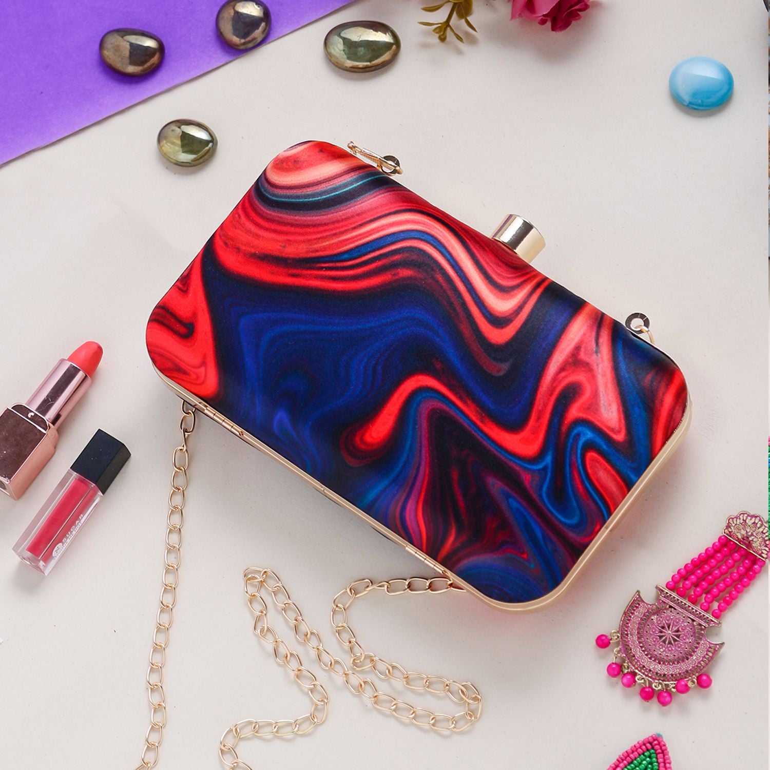 Swisni Printed Clutches - SWIS-990 - Detail View 8