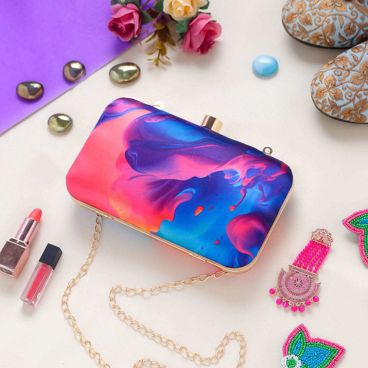 Swisni Printed Clutches - SWIS-993 - Detail View 8