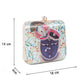 Lord And Flowery Digital Print Square Box Clutch  for Women & Girls