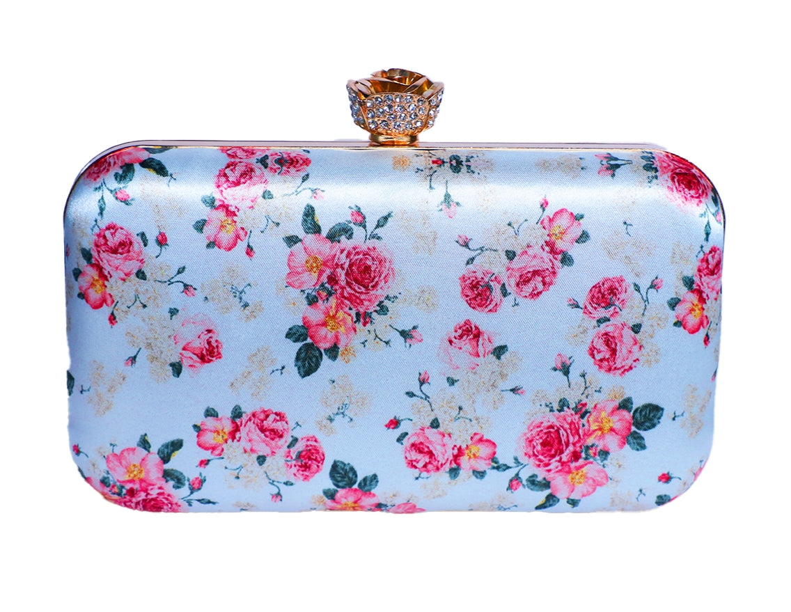 Floral Print Design Clutch For Women for Women & Girls