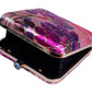 Sober Macro Flower Print Box Clutch  for Women & Girls