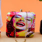 Casual Girl Laugh Pink Square Box Clutch  for Women & Girls