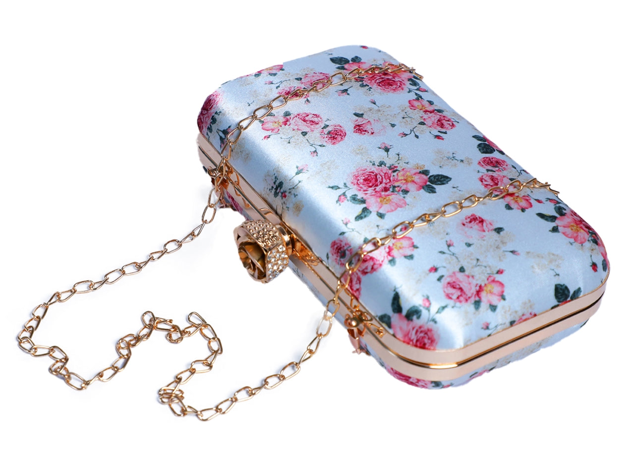 Floral Print Design Clutch For Women for Women & Girls