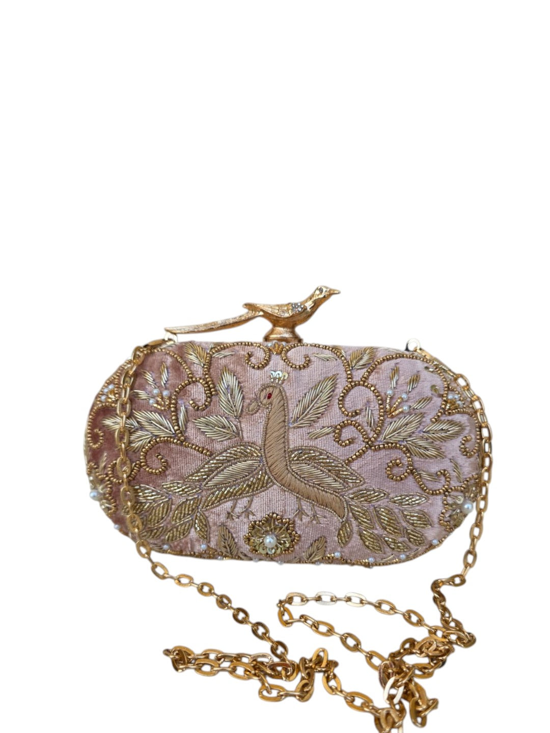 Swisni Luxury Hand-Embroidered Designer Clutch Bag | SWIS-4487