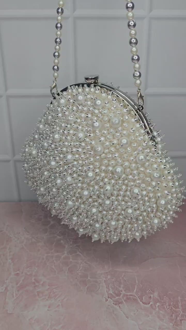 Pearl batua bag