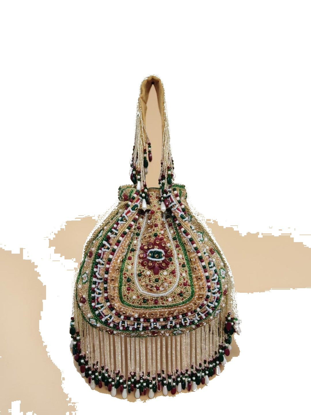 Swisni Luxury Hand-Embellished Wedding Potli Bag | SWIS-4315