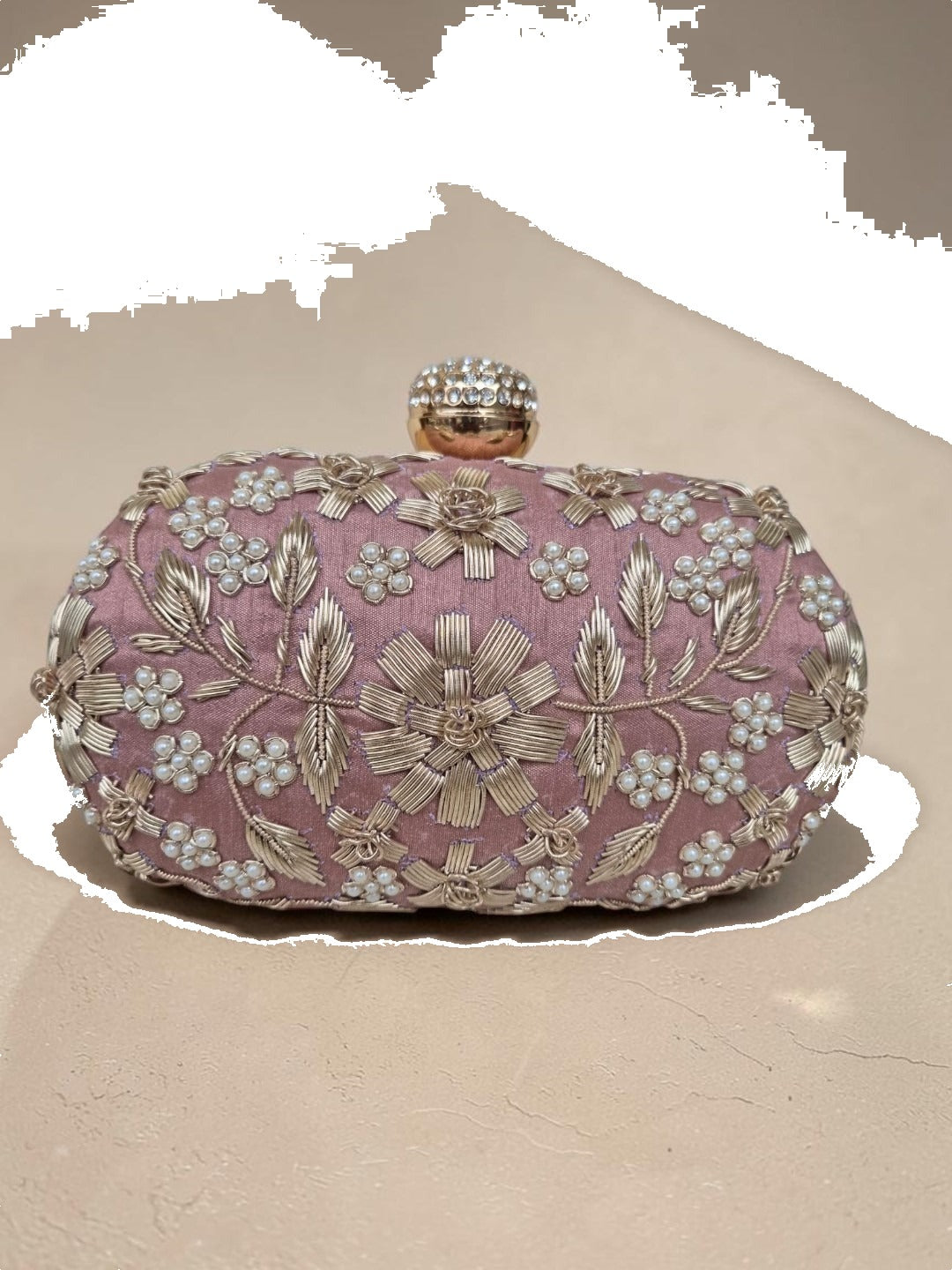 Swisni Luxury Hand-Embroidered Designer Clutch Bag | SWIS-4513