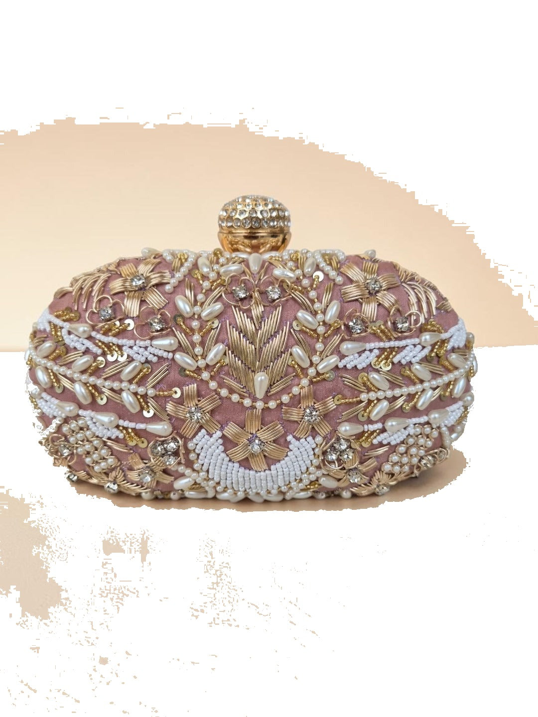 Swisni Luxury Hand-Embroidered Designer Clutch Bag | SWIS-4517