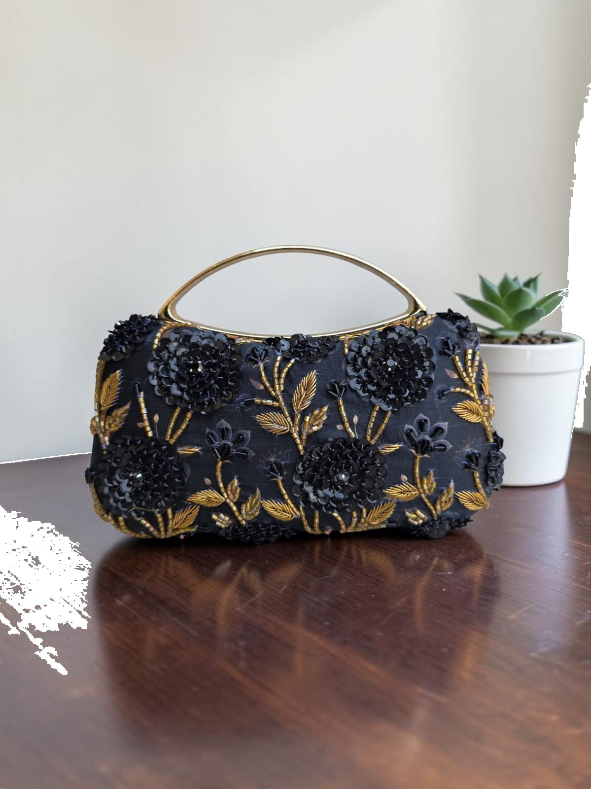 Swisni Premium Printed & Embroidered Luxury Clutch Bag | SWIS-4470