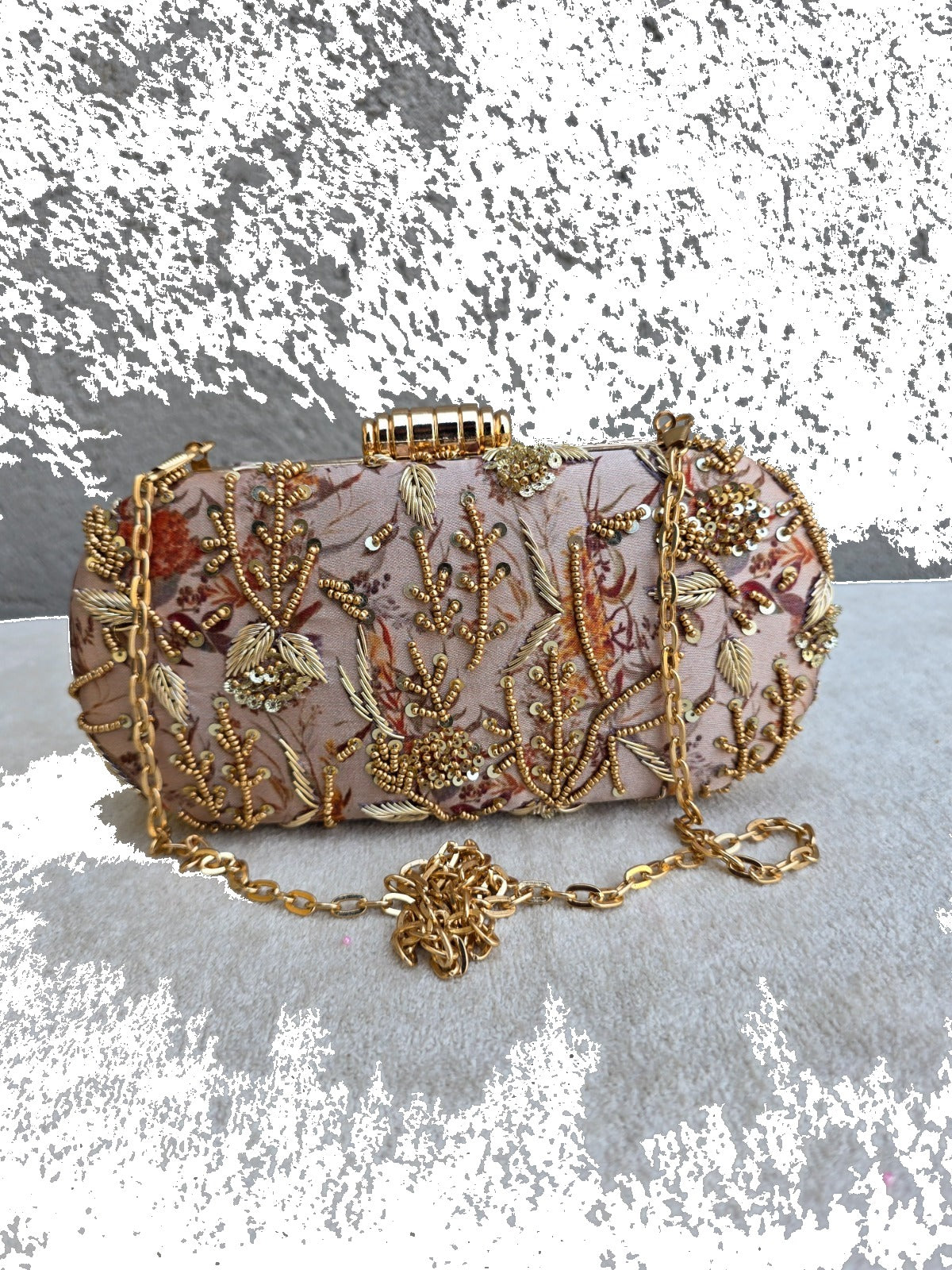 Swisni Premium Printed & Embroidered Luxury Clutch Bag | SWIS-4476