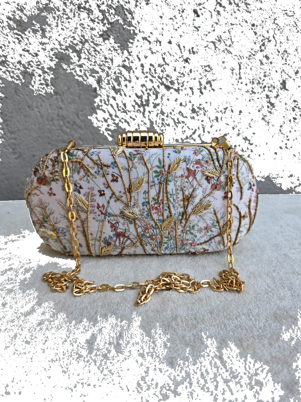 Swisni Premium Printed & Embroidered Luxury Clutch Bag | SWIS-4483